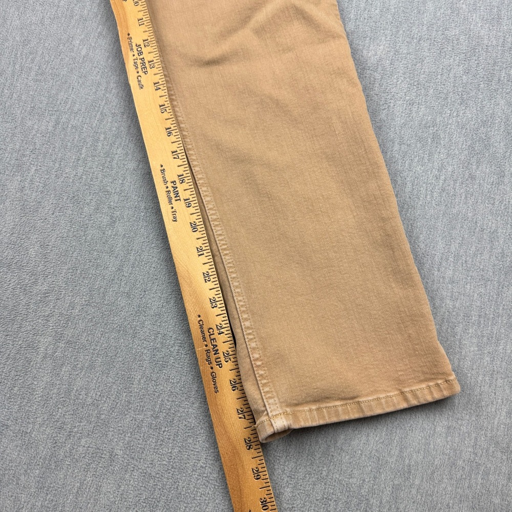 LL Bean Beanflex Jeans Mens 34X28 Tan Classic Fit Straight Leg Pants 511182 - Picture 6 of 13